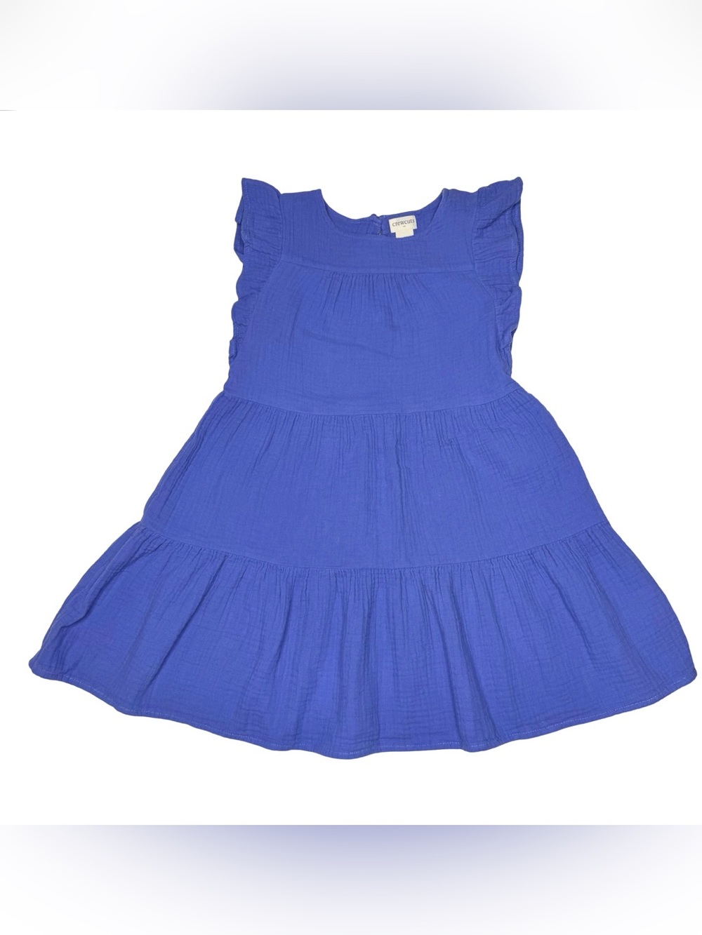 Crewcuts Gauze Flutter-Sleeve Dress